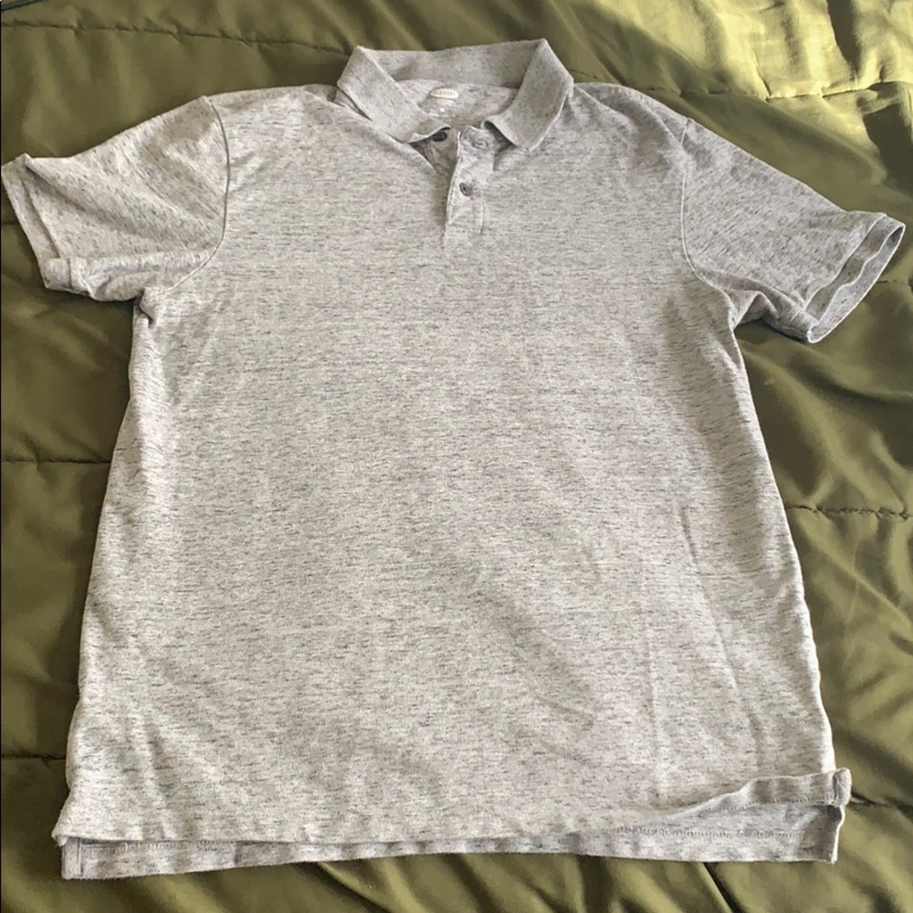 Old navy grey collared short sleeve shirt